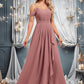 Annabella A-line Cold Shoulder Asymmetrical Chiffon Bridesmaid Dress DEP0025823