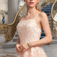 Helga A-line Square Knee-Length Tulle Homecoming Dress With Beading DEP0020543