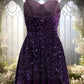 Mckayla A-line Sweetheart Short Sequin Homecoming Dress DEP0025649