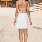 Corinne A-line Square Short/Mini Lace Homecoming Dress DEP0020503