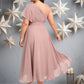 Peggie A-line One Shoulder Asymmetrical Chiffon Bridesmaid Dress With Ruffle DEP0025819