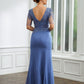 Grace Sheath/Column Chiffon Applique Bateau Short Sleeves Floor-Length Mother of the Bride Dresses DEP0020272