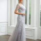 Karly A-Line/Princess Tulle Ruched Bateau Short Sleeves Ankle-Length Mother of the Bride Dresses DEP0020261