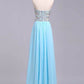 Big Clearance Prom Dresses A-Line Sweetheart Chiffon Floor Length With Beading/Sequins