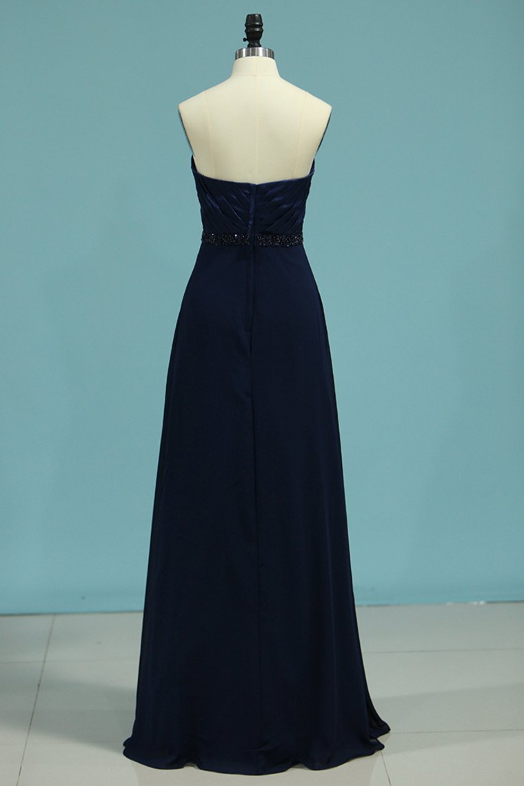 New Arrival Bridesmaid Dresses Sweetheart Chiffon With Satin Bodice A Line