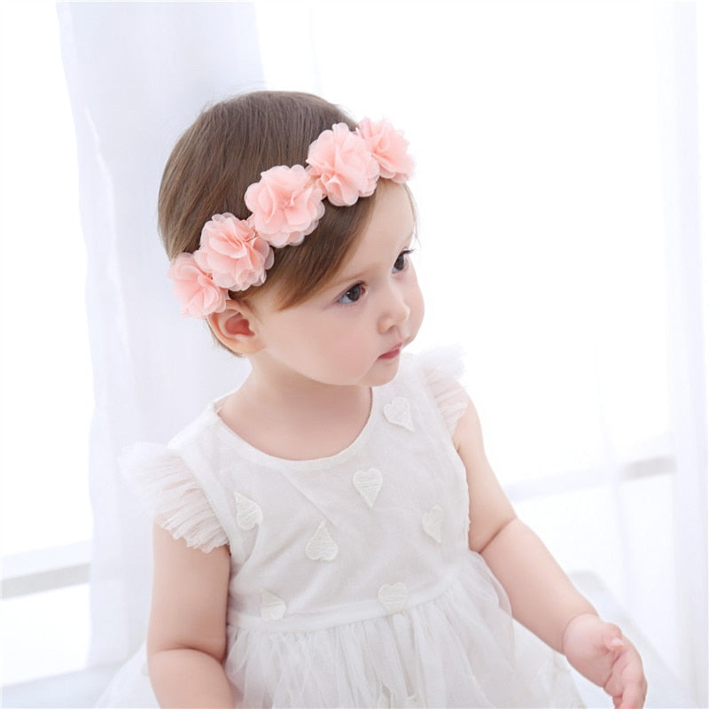 Baby Headband Flower Girls Bows Toddler Hair Bands for Baby Girls headpieces